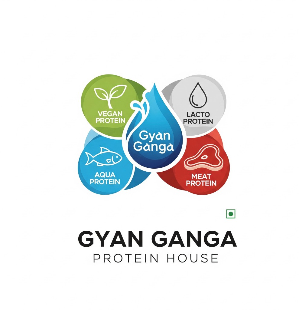 Gyan Ganga Foods and Protein logo